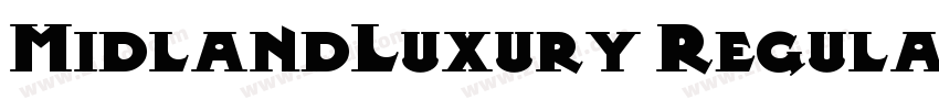 MidlandLuxury Regula字体转换